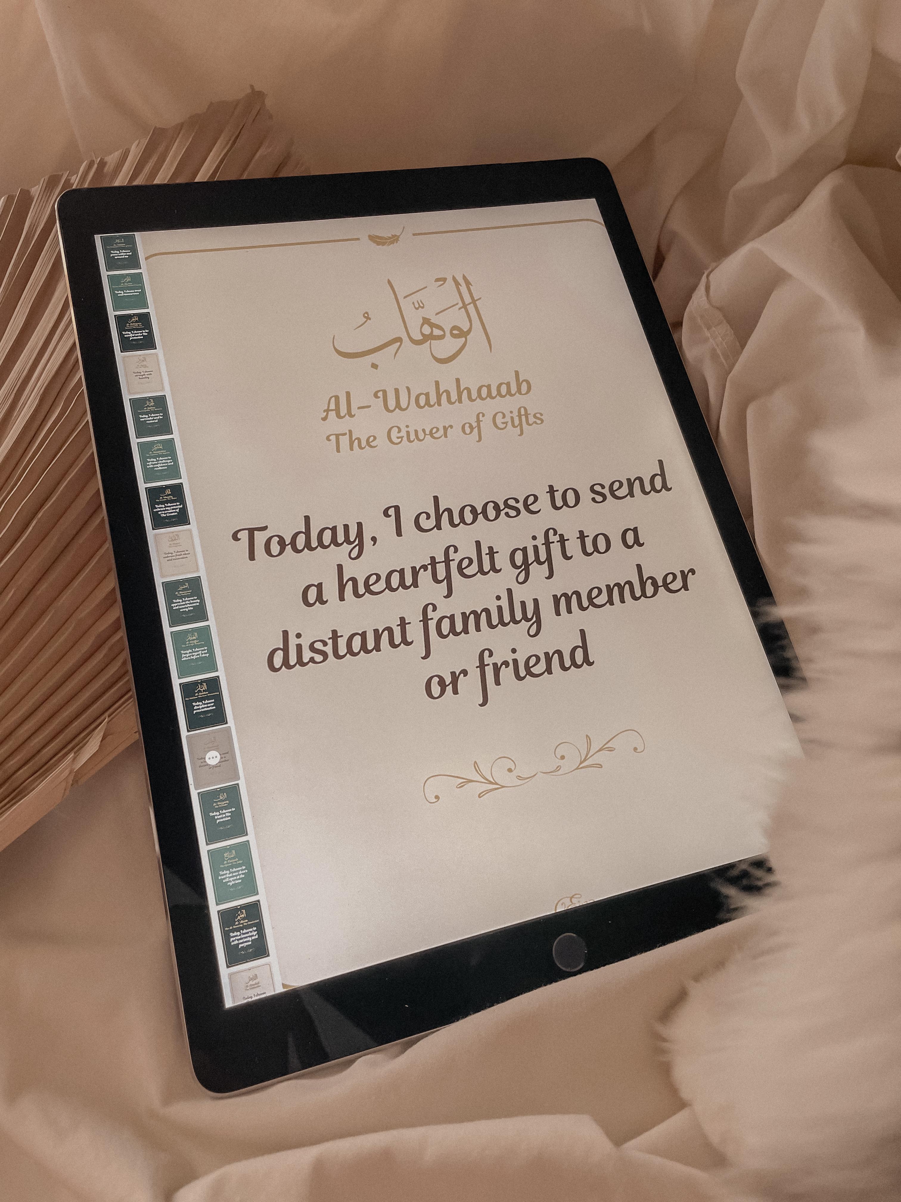99 Names of Allah: Daily Affirmation Flashcards