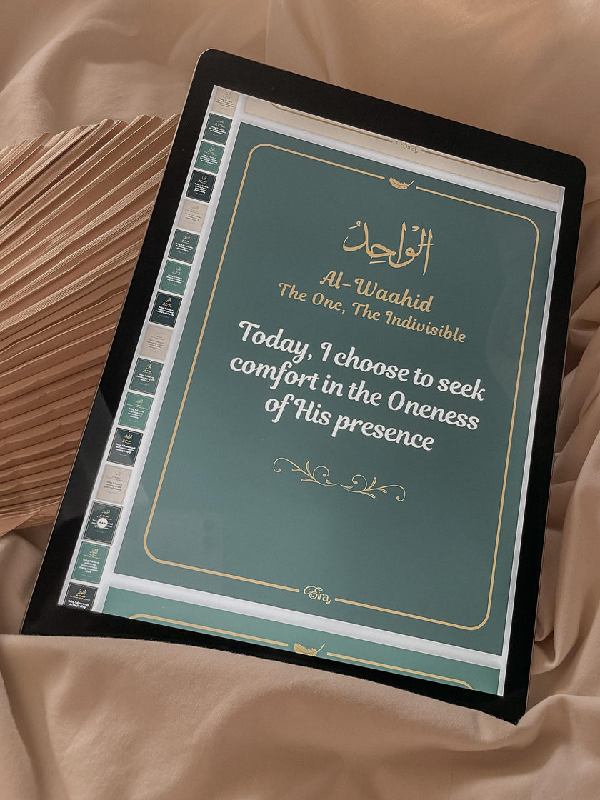 99 Names of Allah: Daily Affirmation Flashcards